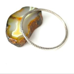 925 Turkish Silver Faceted Bangle